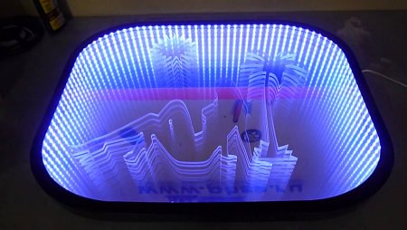 Лампа с эффектом бесконечности светодиодная