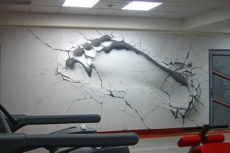 Аэрография на стенах
