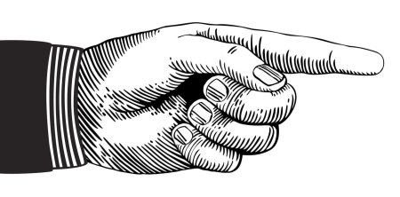 Средний палец скелет