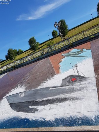 Арт на набережной Тюмень