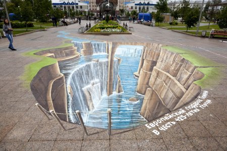 Красивые места в Тюмени рисунки