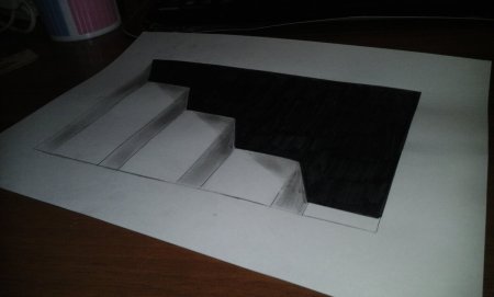 3д лестница рисунок