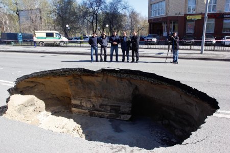 Живая картина на асфальте