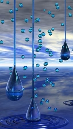 Стилизованная капля воды