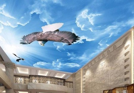 Натяжные потолки с эффектом 3d