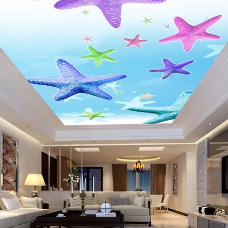 Фотопечать на потолке