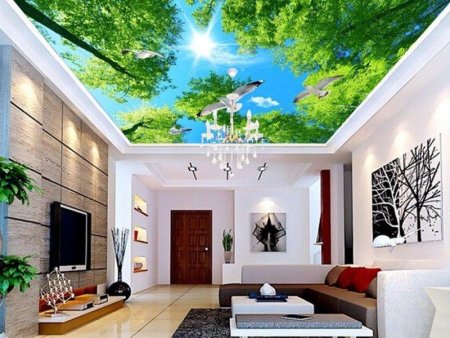 Фотопечать на потолке