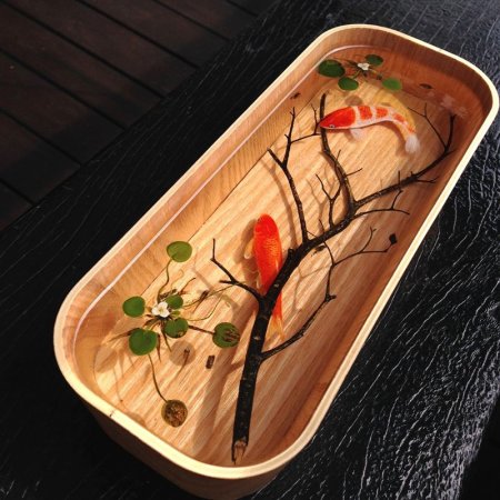 Послойная роспись эпоксидная смола дракон