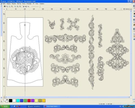 Чертеж дерево ARTCAM ЧПУ