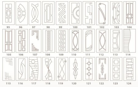 Фрезеровка двери ФL-32