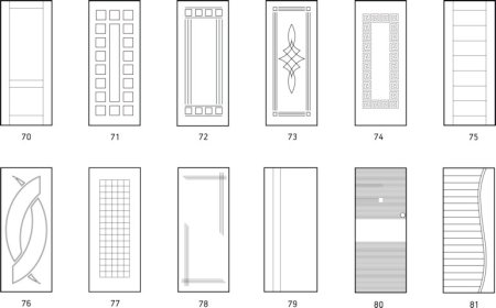 Дверь входная 2мдф эскиз
