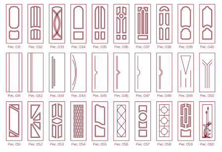 Фрезеровка МДФ панелей для дверей