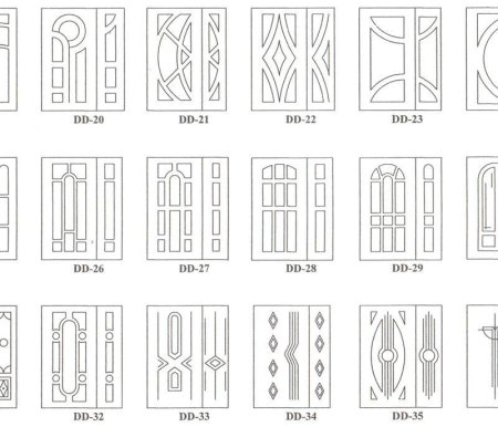 Дверь входная 2мдф эскиз