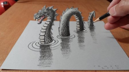 3d рисунки карандашом