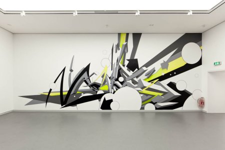 Абстрактная роспись стен