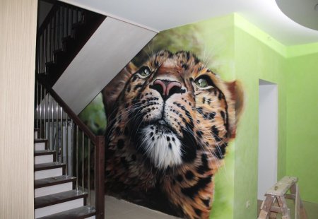 Аэрография на стенах