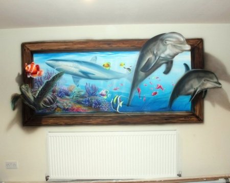 3д роспись стен