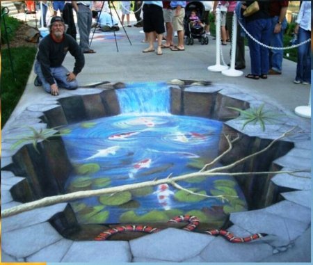 Современное искусство на асфальте