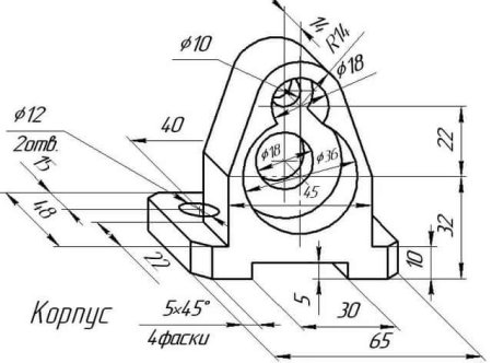 Корпус компас 3d чертеж