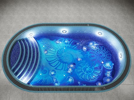 Панно на дно бассейна
