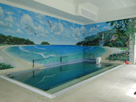 Панно для бассейна на стену