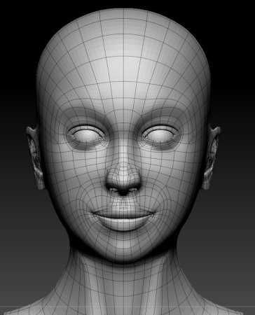 Модель лица человека
