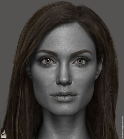 Анджелина Джоли 3d