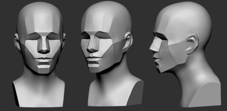 Светотень на лице