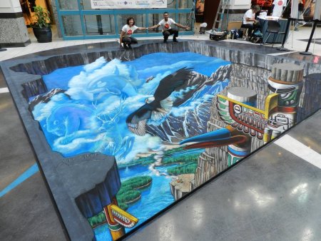 Julian Beever Street Painting