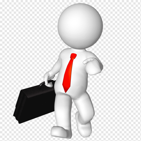 Человечек на белом фоне