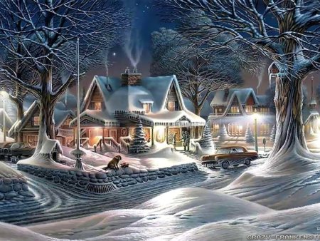 Художник Терри Редлин зима