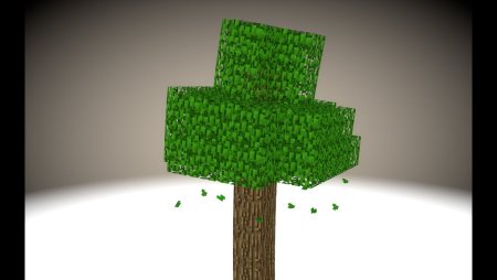 Дерево из МАЙНКРАФТА