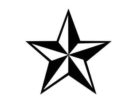 Звезда рисунок карандашом