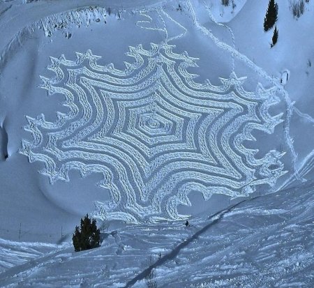 Саймон Бек снежный художник