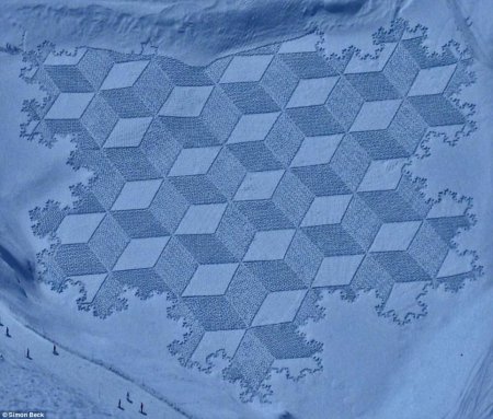 Саймон Бек картины на снегу