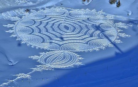 Саймон Бек снежный художник