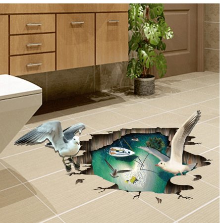 3д полы в ванной