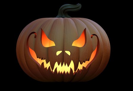3d тыква на Хэллоуин