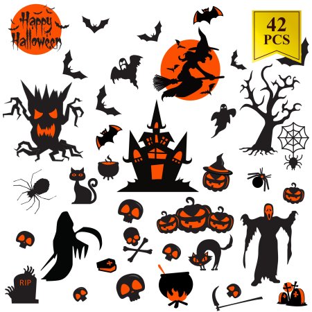 Украшение стены на Хэллоуин