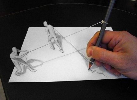 3d рисунки карандашом