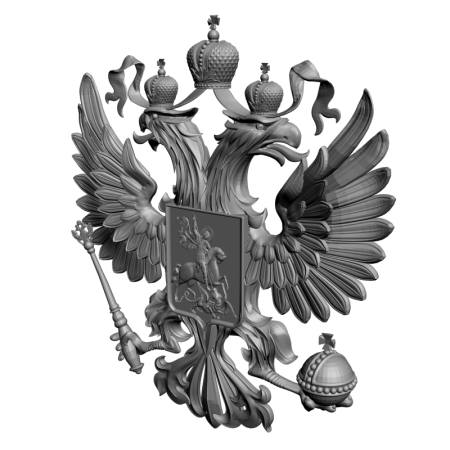 Герб РФ 3d