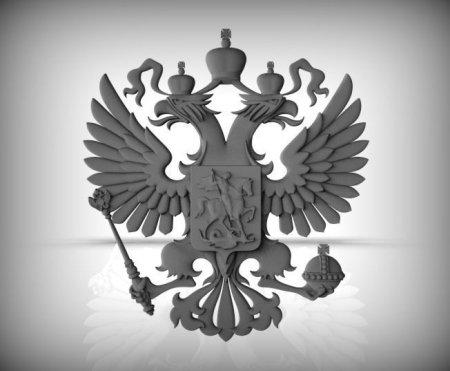 Герб России 3д