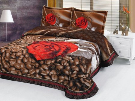 Покрывало Marianna янтарь, 220 x 240 см