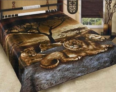 Покрывало на кровать с рисунком 3д