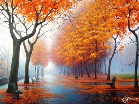 Рисунок на тему краски осени