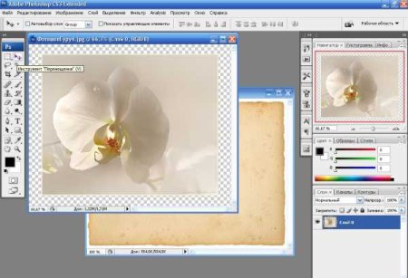 Как перенести картинку в фотошоп