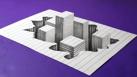Нарисовать здание 3д