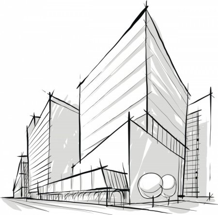 Наброски зданий