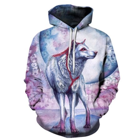 Мужская толстовка 3d Wolf XXL