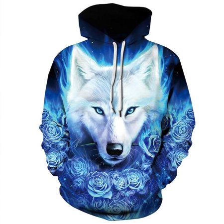 Мужская толстовка 3d Wolf m